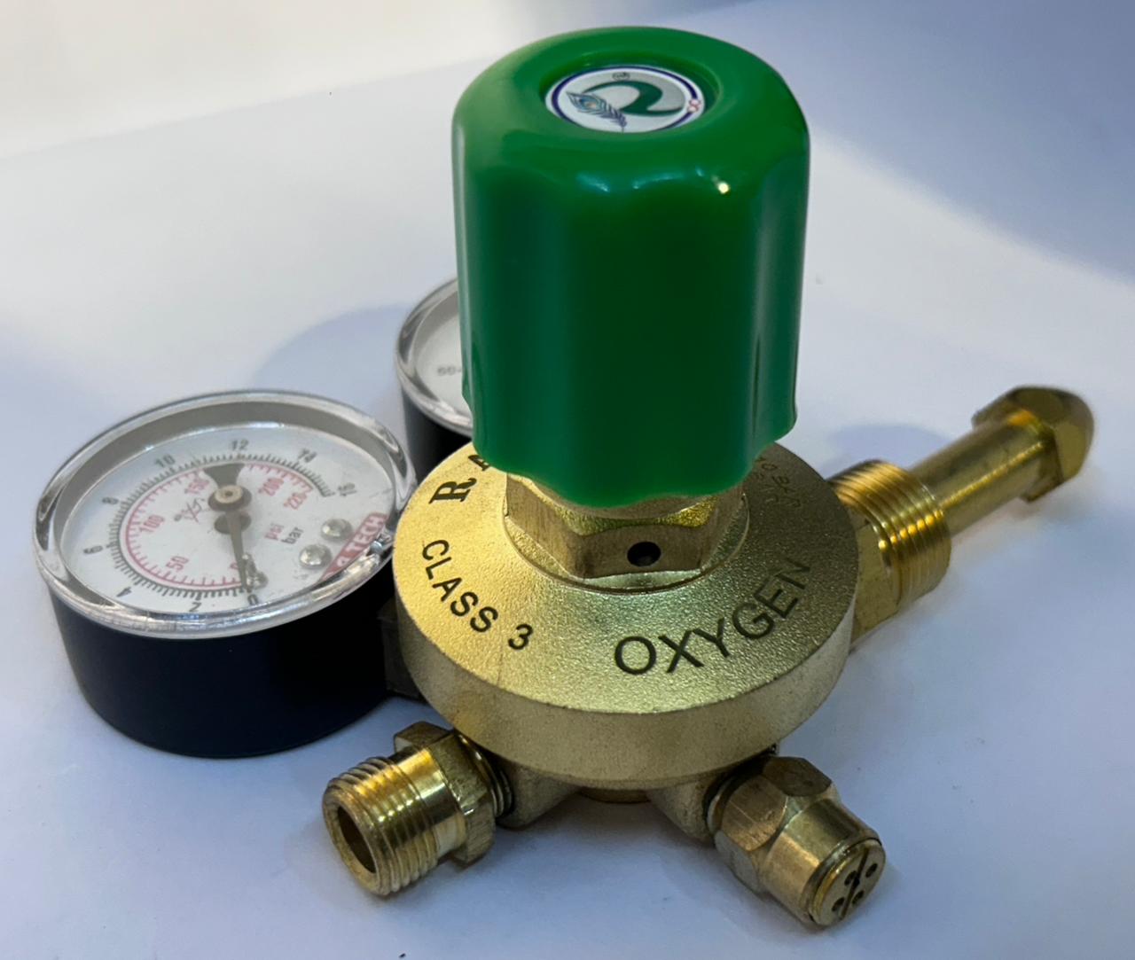 Single Stage Double Gauge Regulators - Oxygen