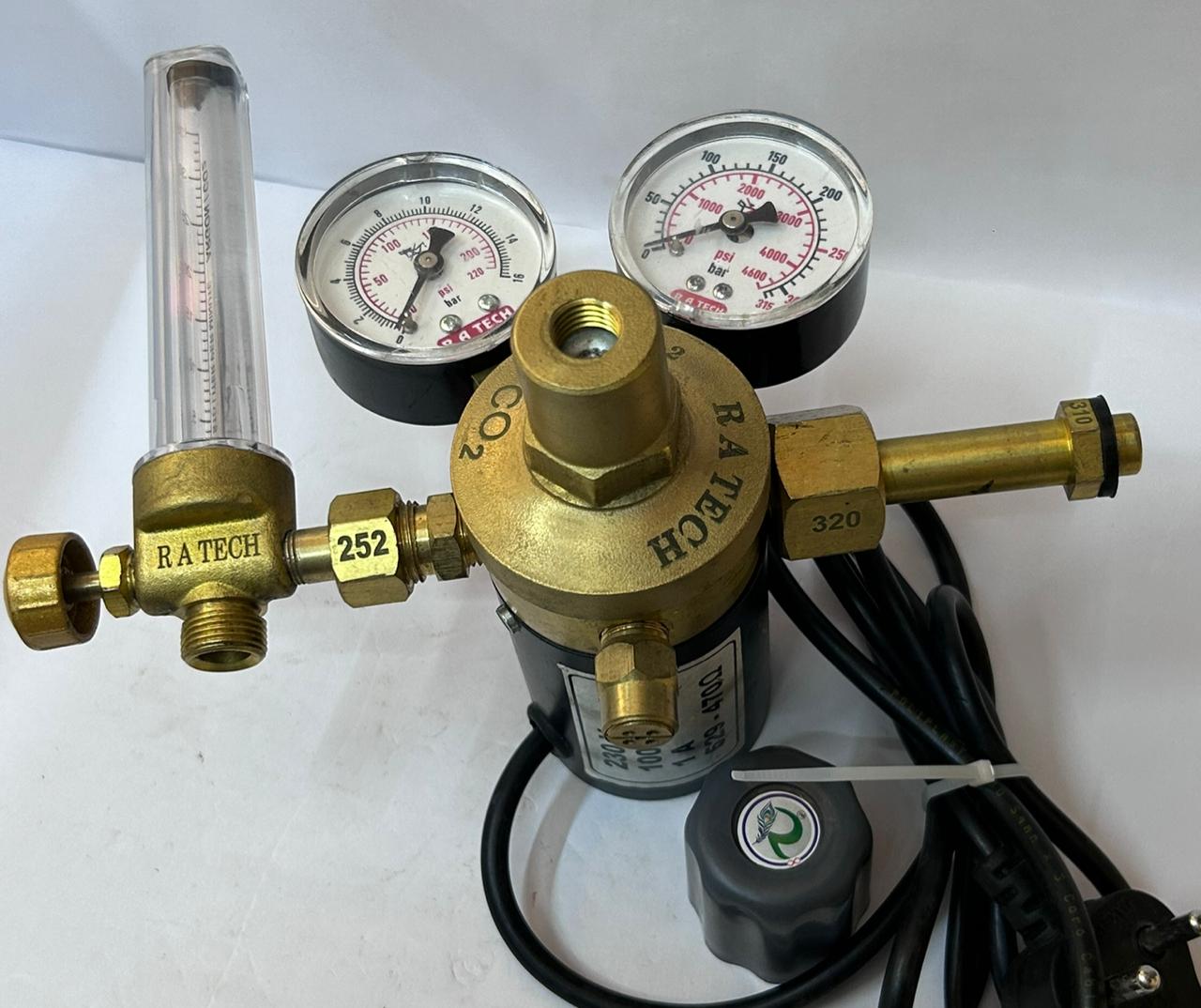 Combo Regulator with Heater & Flowmeter - FRH2